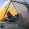 Палатка трекинговая Maxfield 2, серая с оранжевым