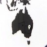 Деревянная карта мира World Map True Puzzle Small, черная