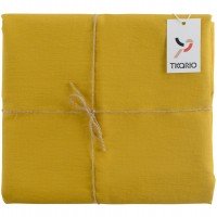 Скатерть Essential с пропиткой, прямоугольная, горчичная