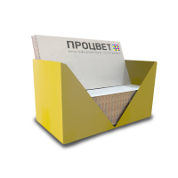 Подставка под визитки из уплотненного картона 55х95х55 мм