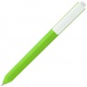 Ручка шариковая Corner, зеленая с белым