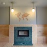 Деревянная карта мира World Map Wall Decoration Small, коричневая