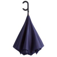 Зонт наоборот Unit ReStyle, трость, темно-фиолетовый