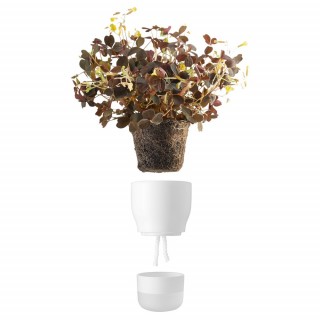 Горшок для растений Flowerpot, малый, белый