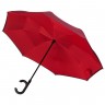 Зонт наоборот Unit ReStyle, трость, красный