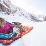 Надувной коврик Insulated Double V, оранжевый