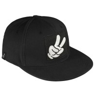 Бейсболка Victory с прямым козырьком, черная