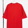 Футболка оверсайз унисекс Kosmos 2.0, красная (алая)