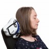 Игрушка «Собака в шарфе», большая, белая с синим