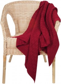 Плед Basket, красный