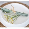 Набор столовых приборов Klikk Organic, синий