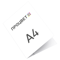 Папка картонная А4 Эконом с картонным карманом (корешок 6 мм)