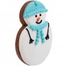 Печенье Sweetish Snowman, голубое