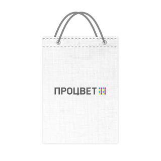 Сумка легкая ПРОМО Лайт размером 40х50 см с логотипом