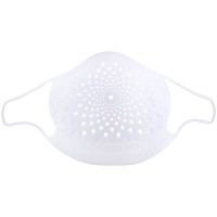 Многоразовая маска с прополисом PropMask, силиконовая, белая