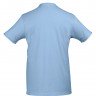 Футболка мужская с контрастной отделкой Madison 170, голубой/белый
