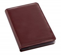 Визитница LUXE, бордовая