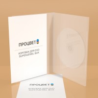 Коробка для CD/DVD дисков SuperJewel Box, прозрачная