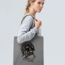 Холщовая сумка Memento Mori, серая