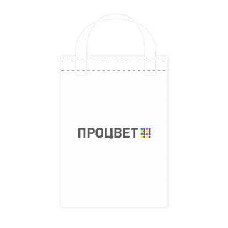 Сумка плотная ЭКО Классик размером 35х42х7 см с логотипом