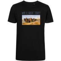 Футболка Who Is Absent Today, черная