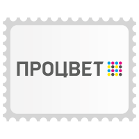 Рекламный магнит 78×52 мм в виде марки акриловый