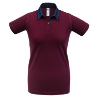 Рубашка поло женская DNM Forward бордовая