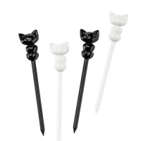 Набор шпажек Miaou, черный с белым