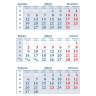 Календарь ТРИО-Стандарт с блокнотом для заметок