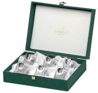 Набор из 6 стопок «За Россию!» с серебрением