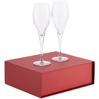 Набор бокалов для шампанского Reims, красный