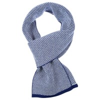 Шарф Steps, сине-белый