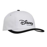Бейсболка Disney, белая с черным кантом