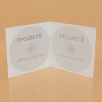 Диджипак для CD/DVD дисков (4 страницы, 2 трея)