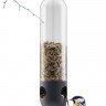 Кормушка для птиц Bird Feeder Tube, подвесная, черная