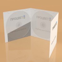 Диджипак для CD/DVD дисков (6 страниц, 2 трея)