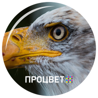 Значок закатной круглый диаметр 56 мм, крепление булавка