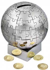 Копилка-пазл «Глобус»