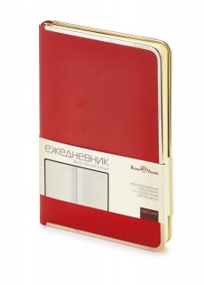 Ежедневник Chelsea, недатированный, красный