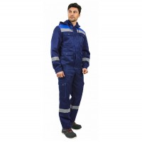 Костюм рабочий «Титан» с полукомбинезоном, синий