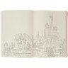 Блокнот «Города. Москва», красный