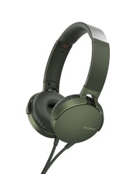 Наушники Sony XB-550, зеленые