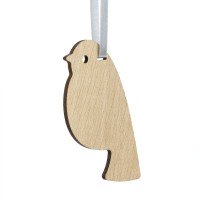 Деревянная подвеска Carving Oak, в форме снегиря