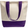 Холщовая сумка Shopaholic, фиолетовая