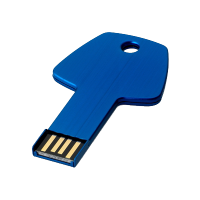 Флешка в форме ключа, синяя, 4 Гб