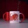 Кружка «Хамелеон» ver.1, матовая, красная
