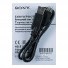 Внешний диск Sony, USB 3.0, 1Тб, черный