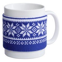 Манжета на кружку «Скандик», синяя (василек)