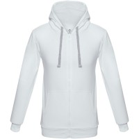 Толстовка на молнии с капюшоном Unit Siverga, белая
