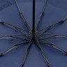 Зонт обратного сложения twoGether с двойным куполом, темно-синий